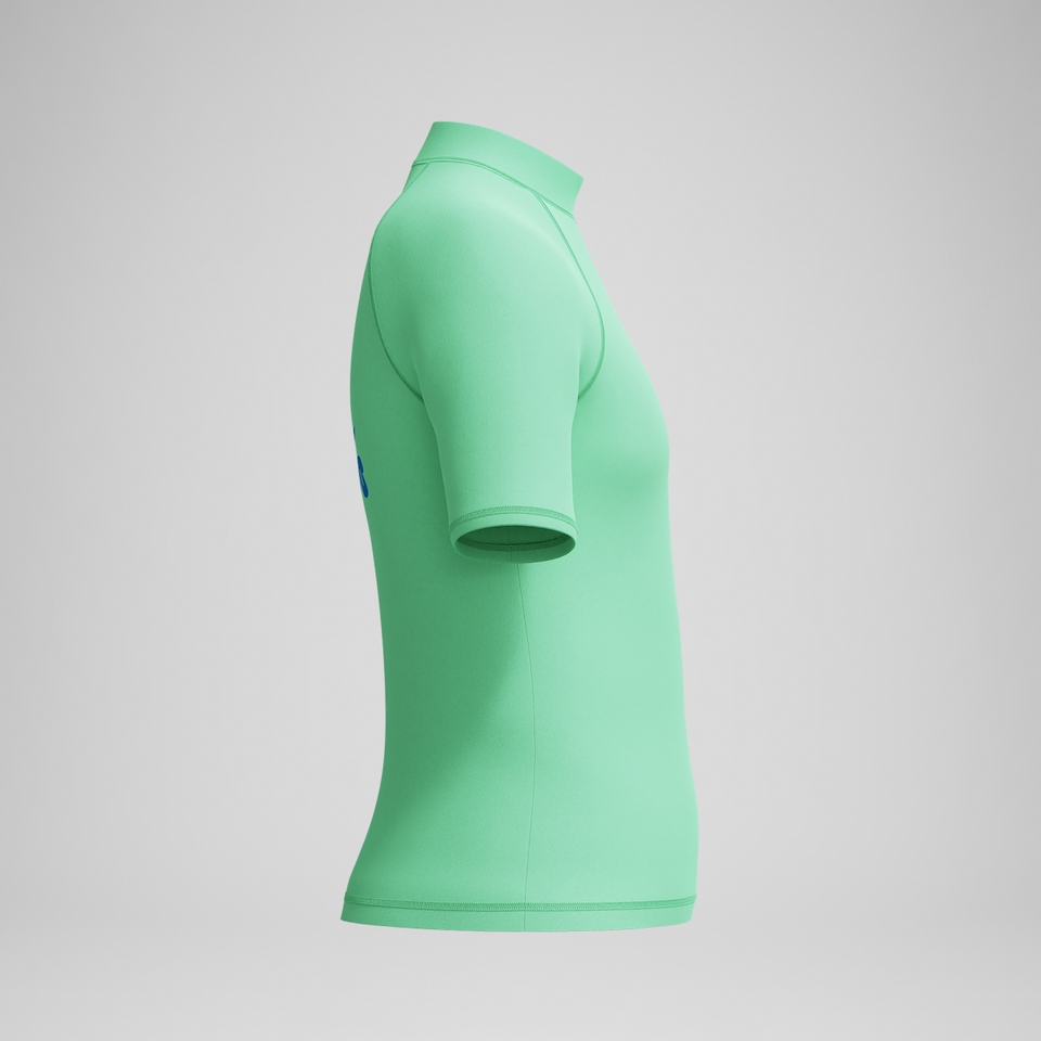 Boys Short Sleeve Rashguard Green