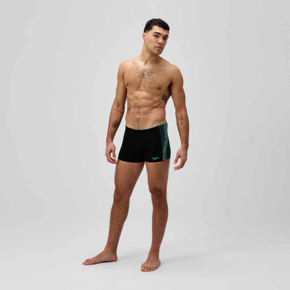 Men's Endurance+ MAX Tech Panel Aquashort Black/Turquoise
