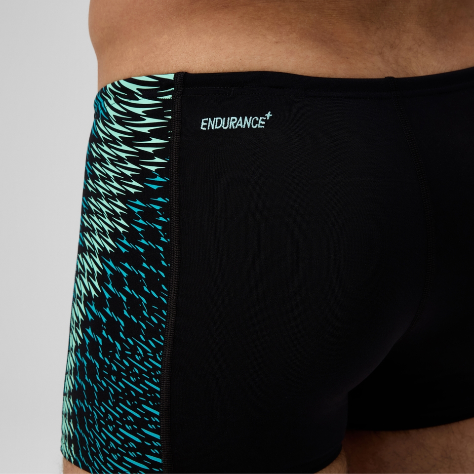 Men's Endurance+ MAX Tech Panel Aquashort Black/Turquoise