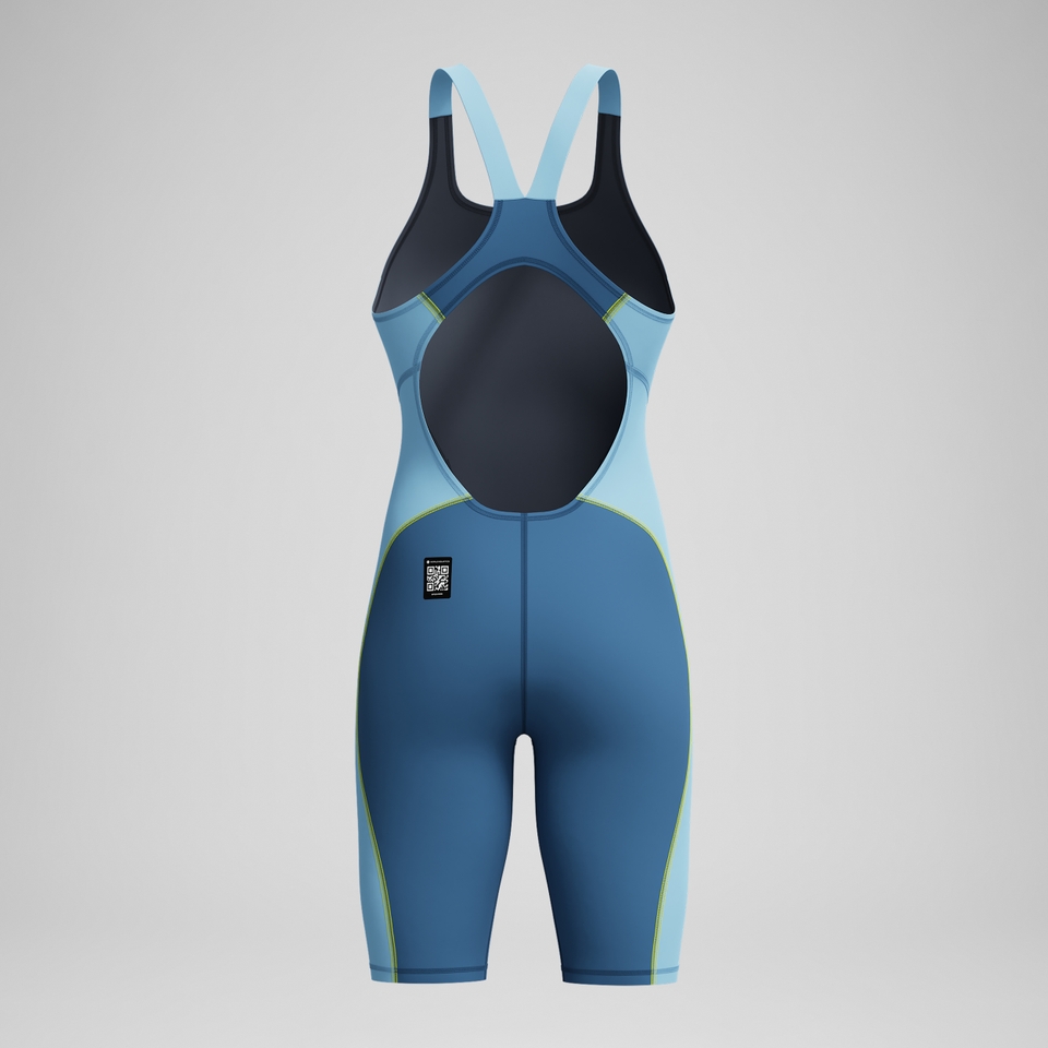 Women's Fastskin HyperSpark Openback Kneeskin Blue