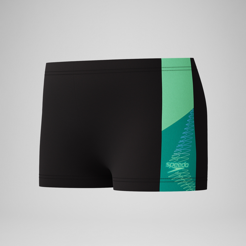 Boys Dive Aquashort Black/Dark Grey