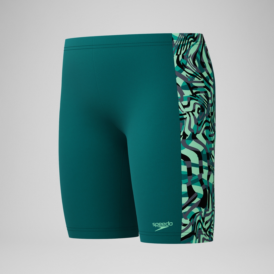 Boys Panel Jammer Green