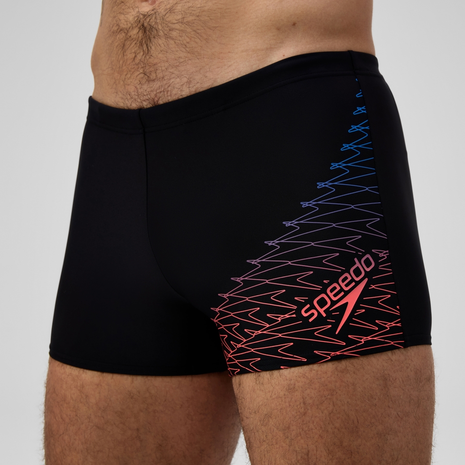 Herren Medley Aquashorts mit Logo Schwarz