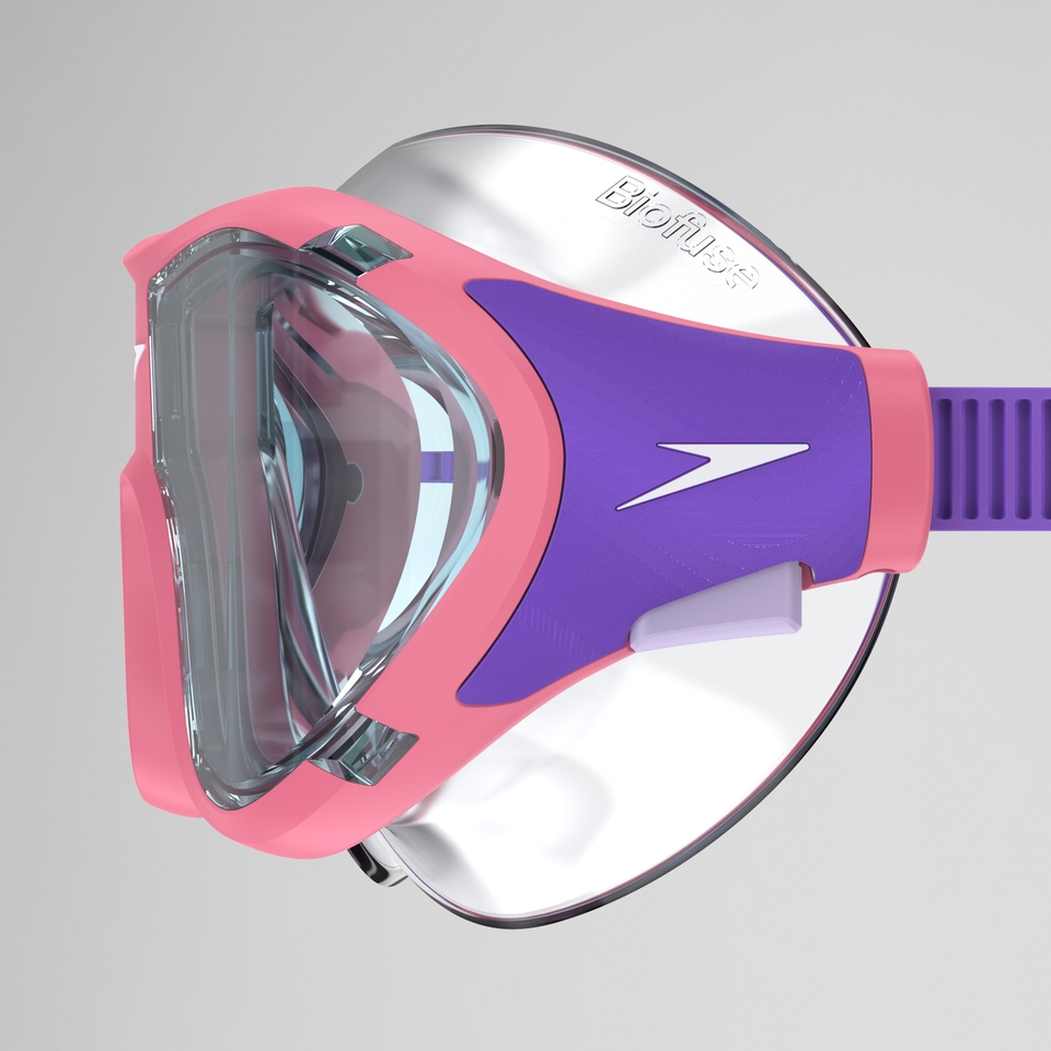Kinder Biofuse 2.0 Schwimmmaske Pink/Grau
