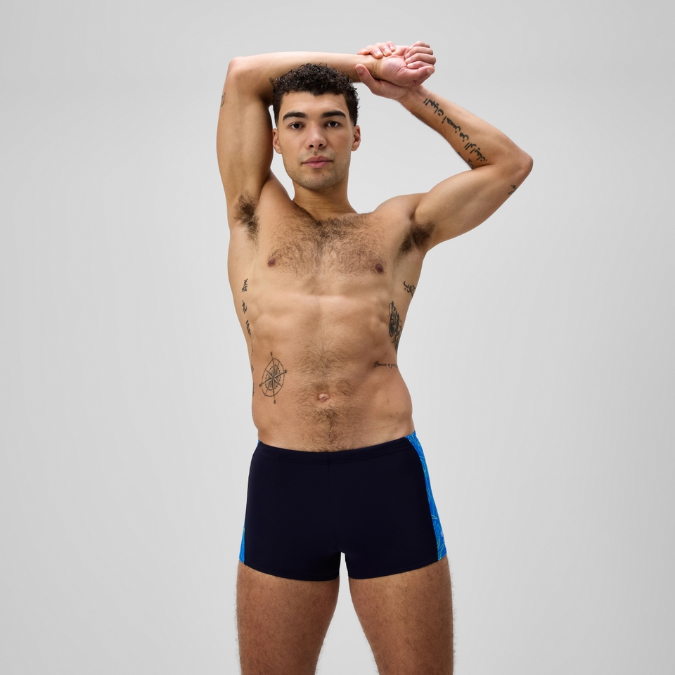 Boxer de bain Homme Hyperboom Panel bleu marine/bleu