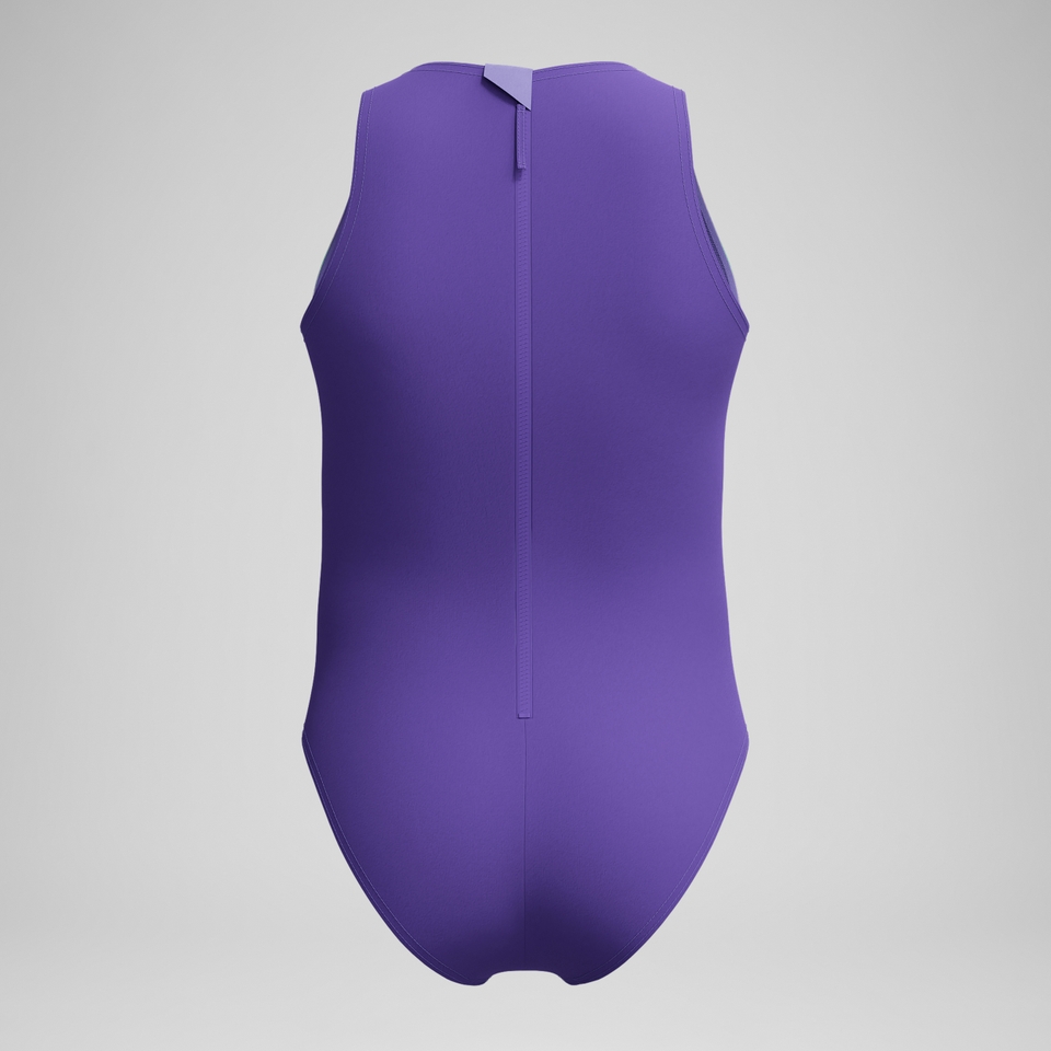 Mädchen Hydrasuit mit Print Violett/Grün