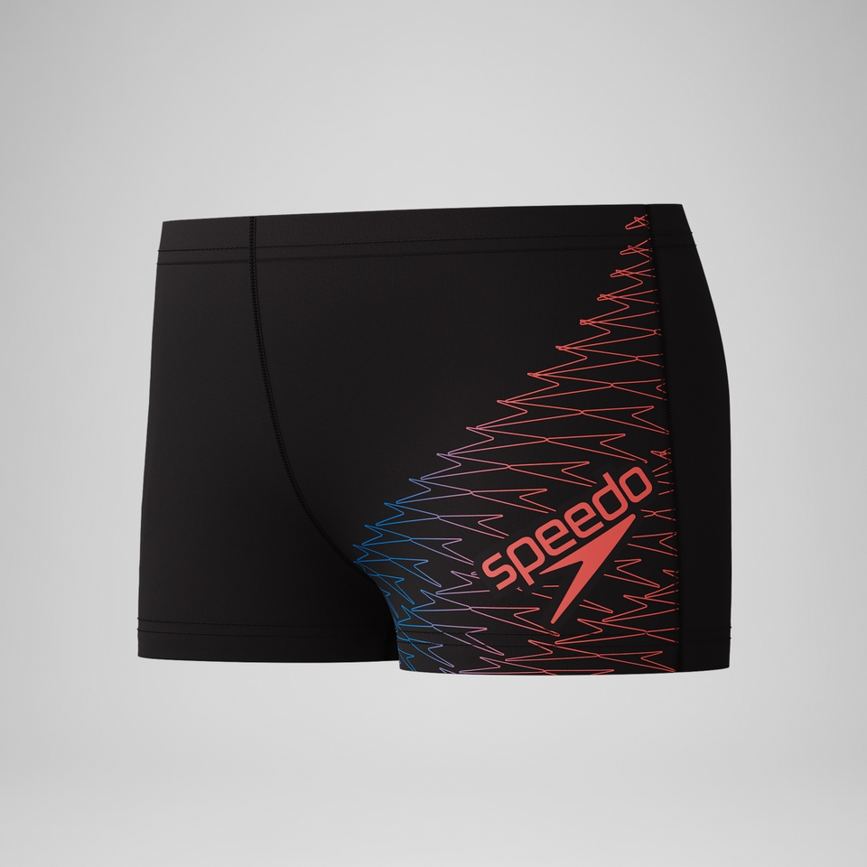 Boys Medley Logo Aquashort Black/Orange