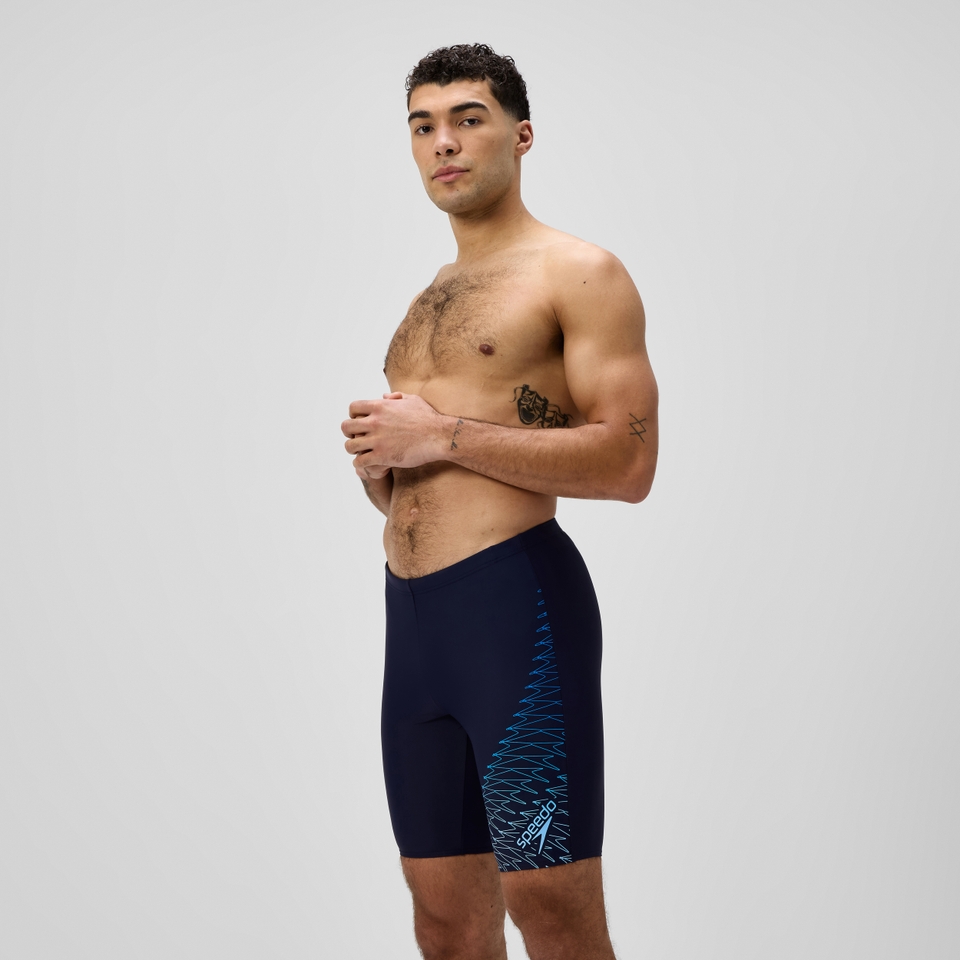 Jammer Homme Medley Logo bleu marine/bleu