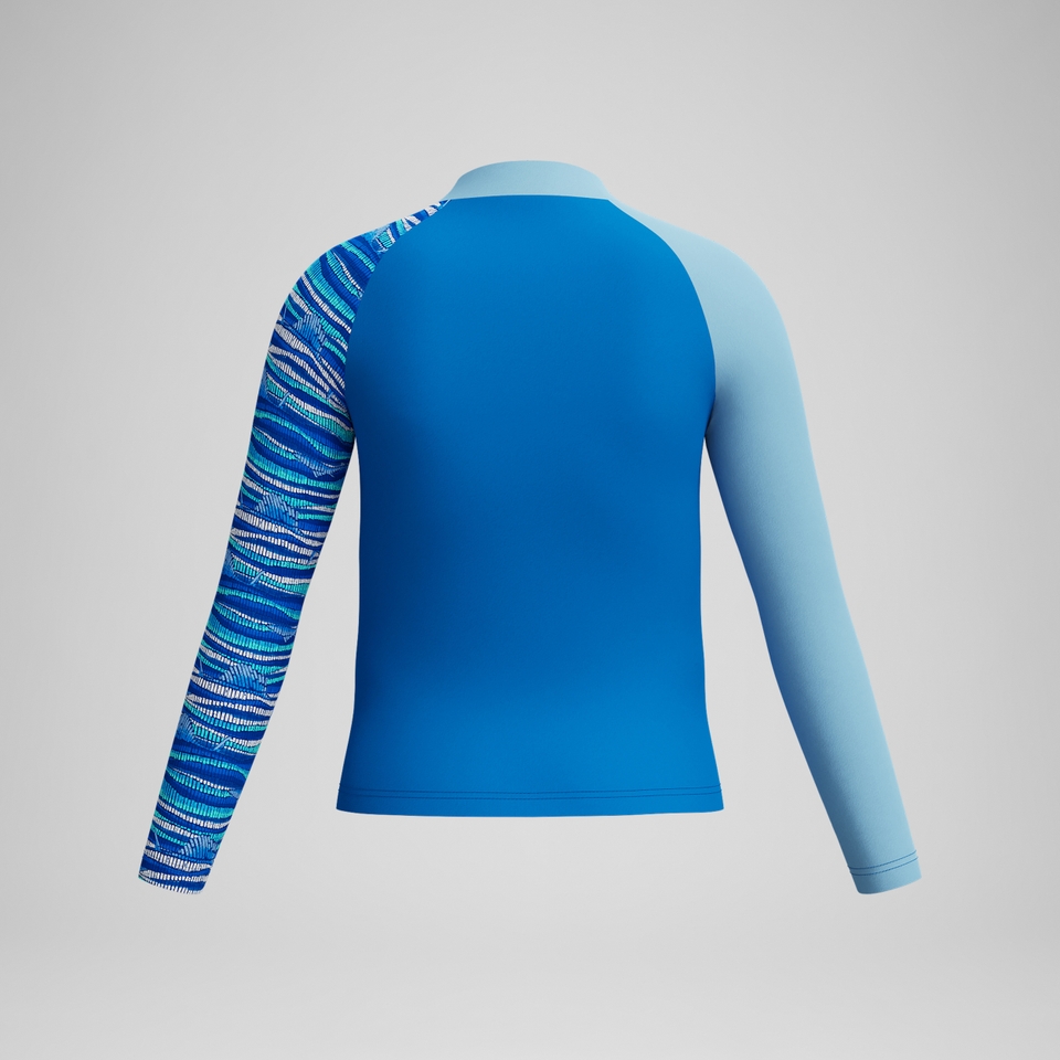 Boys Long Sleeve Rashguard Blue