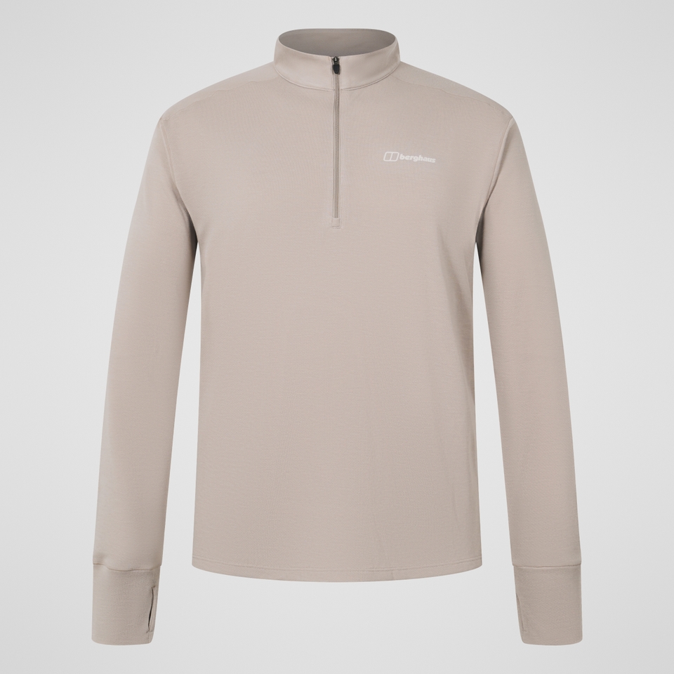 Ivyhill Half Zip Oberteil für Herren - Grau