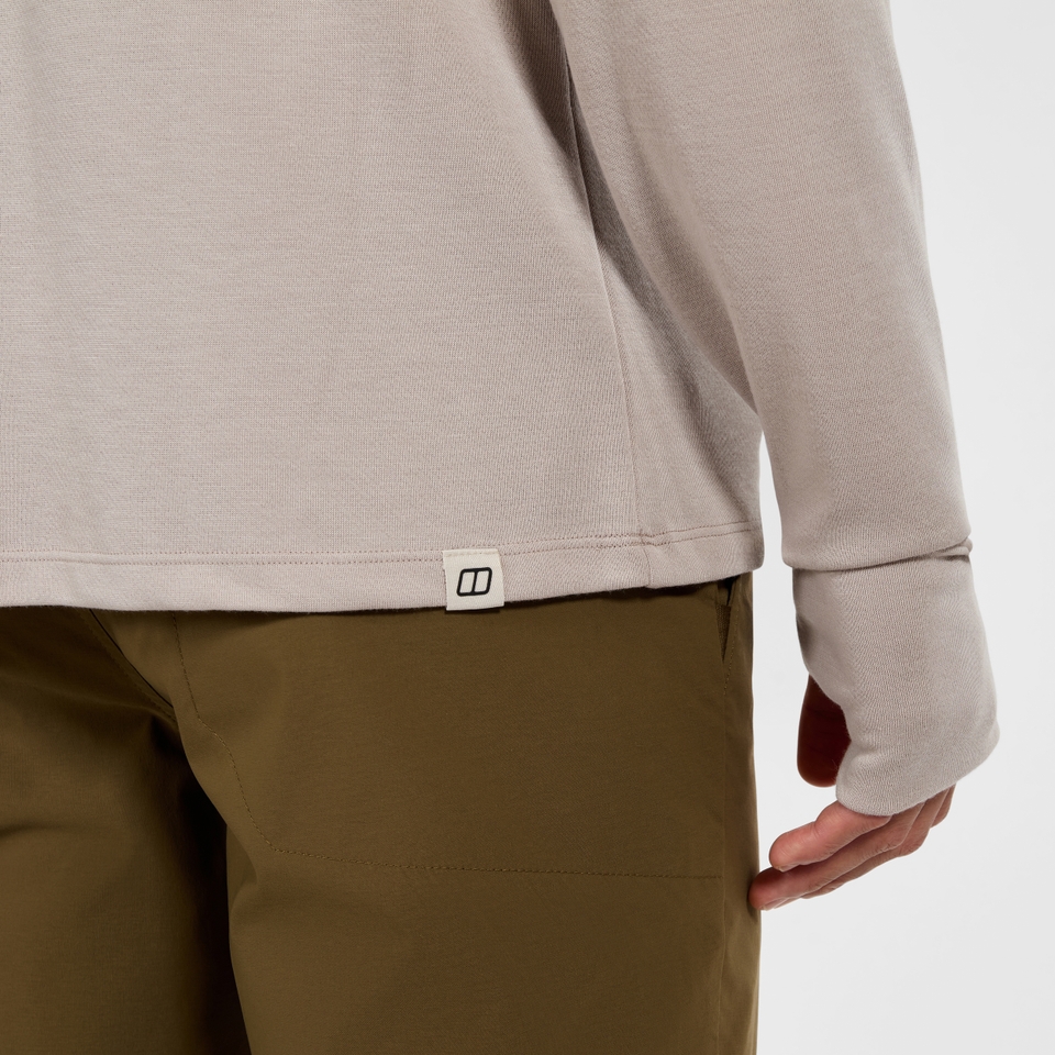 Ivyhill Half Zip Oberteil für Herren - Grau
