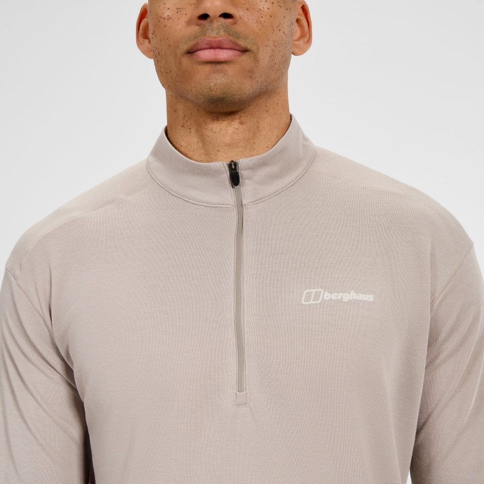 Ivyhill Half Zip Oberteil für Herren - Grau