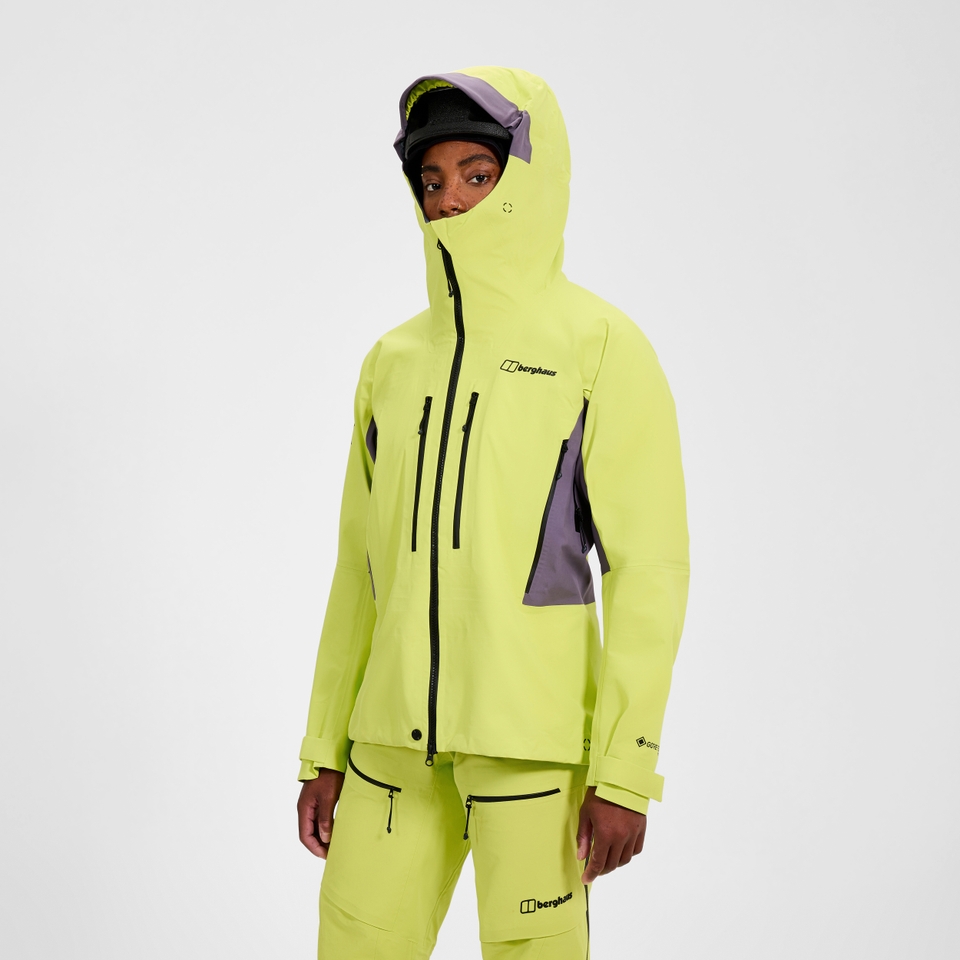 Extrem Vanguard Gore-Tex Jacke für Damen - Gelb/Lila