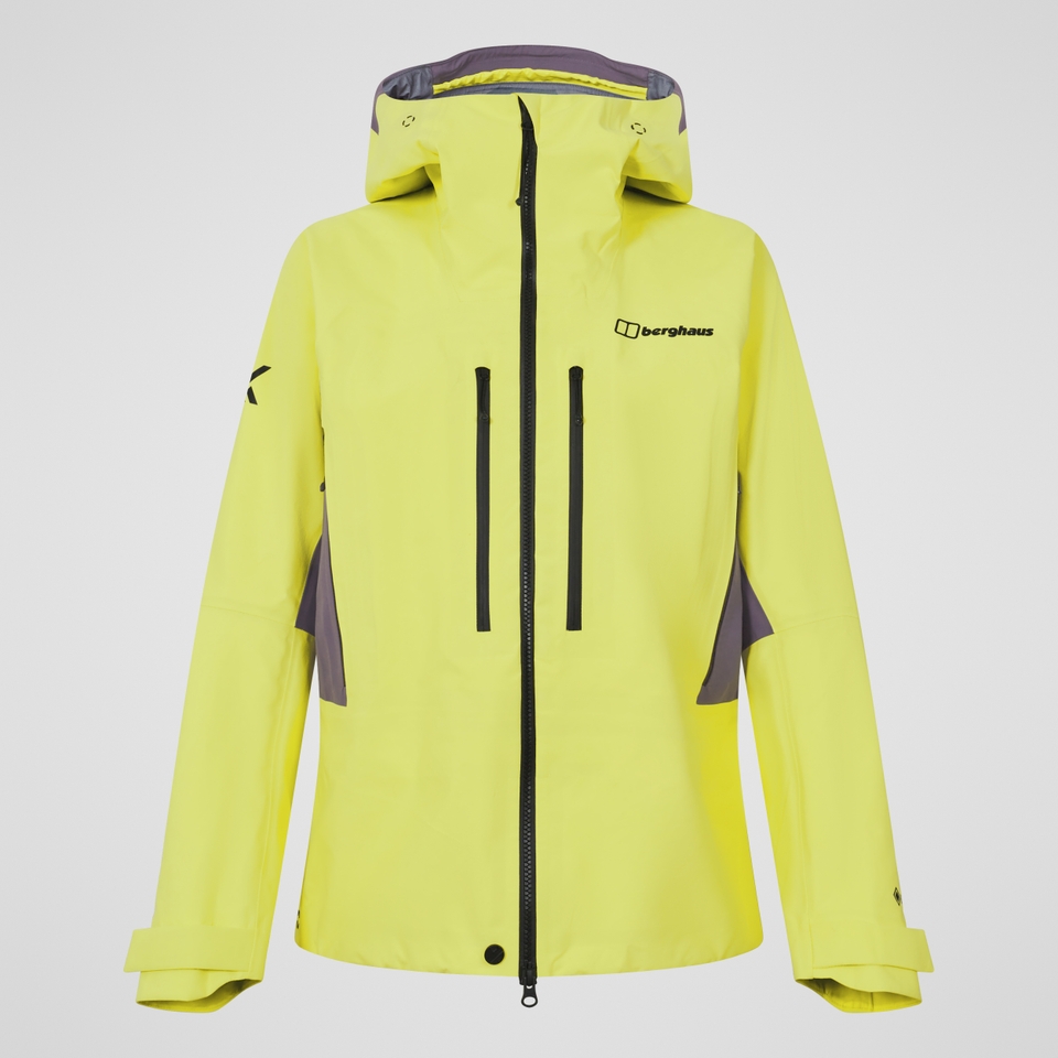 Extrem Vanguard Gore-Tex Jacke für Damen - Gelb/Lila