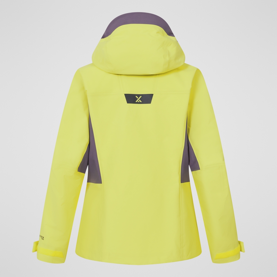 Extrem Vanguard Gore-Tex Jacke für Damen - Gelb/Lila