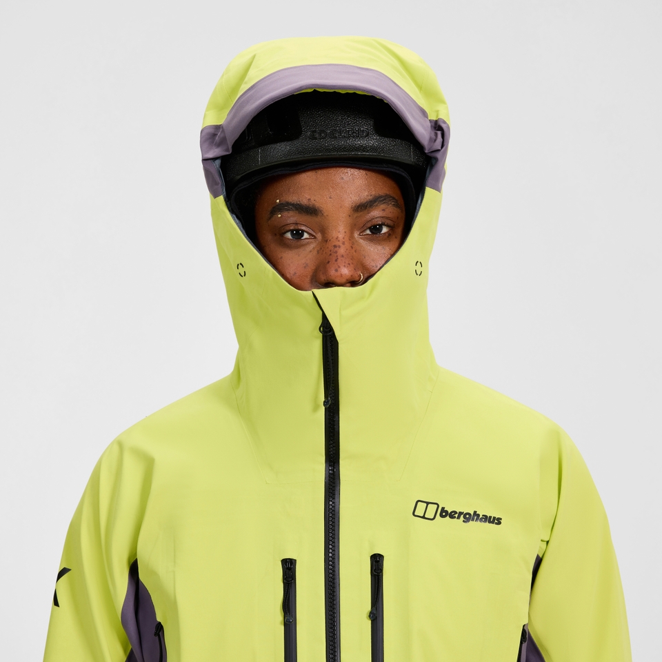 Extrem Vanguard Gore-Tex Jacke für Damen - Gelb/Lila