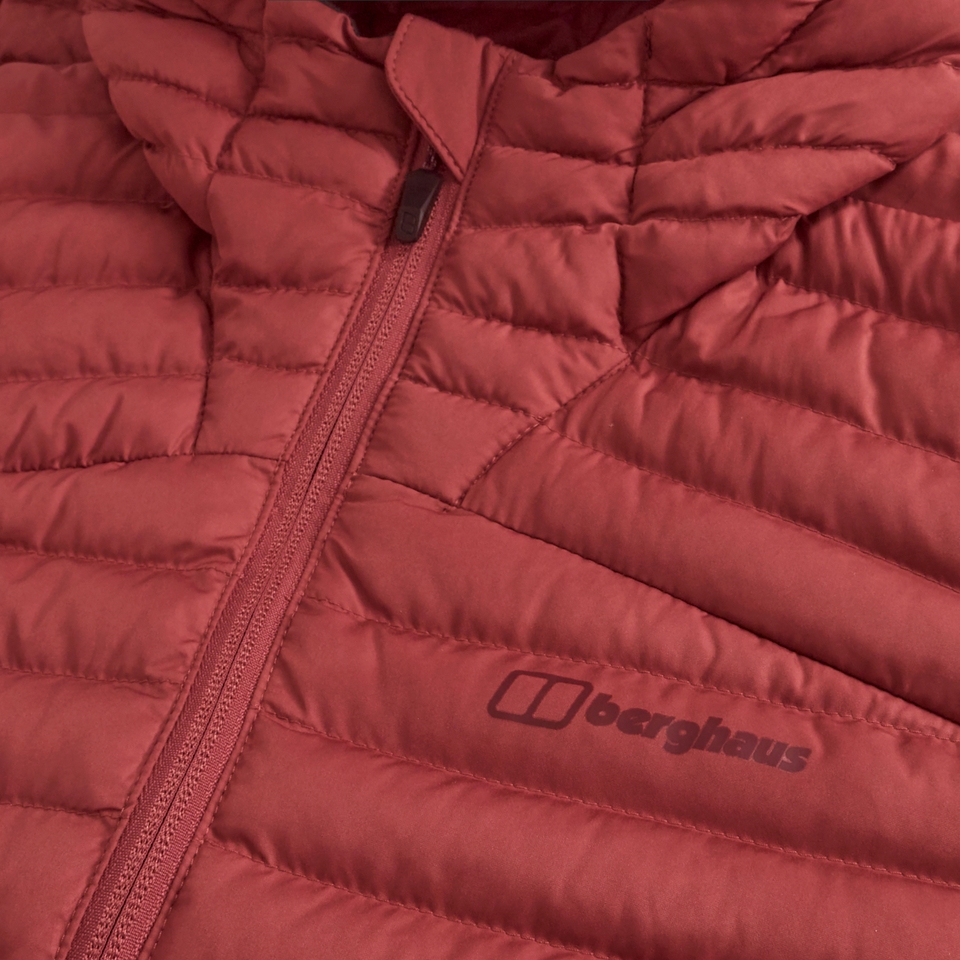 Women's Nula Micro Synthetic Insulated Long Jacket - Red