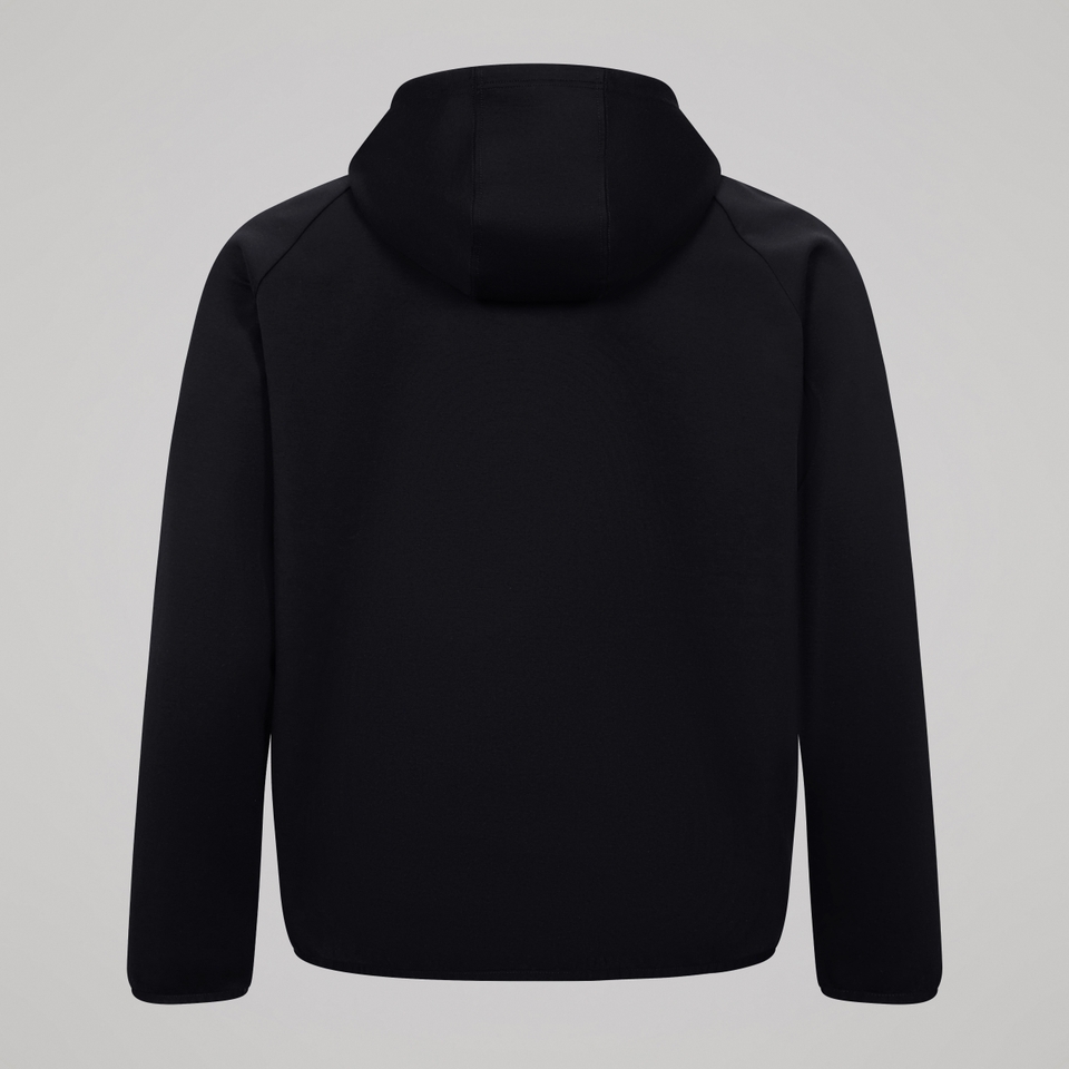 Mens Tempo+ Full-Zip Hoodie Black
