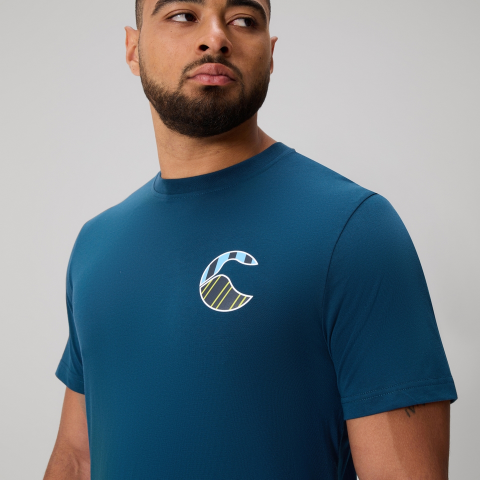 MENS UGLIES LOGO T-SHIRT MOONLIT OCEAN