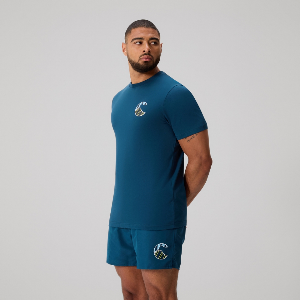 MENS UGLIES LOGO T-SHIRT MOONLIT OCEAN