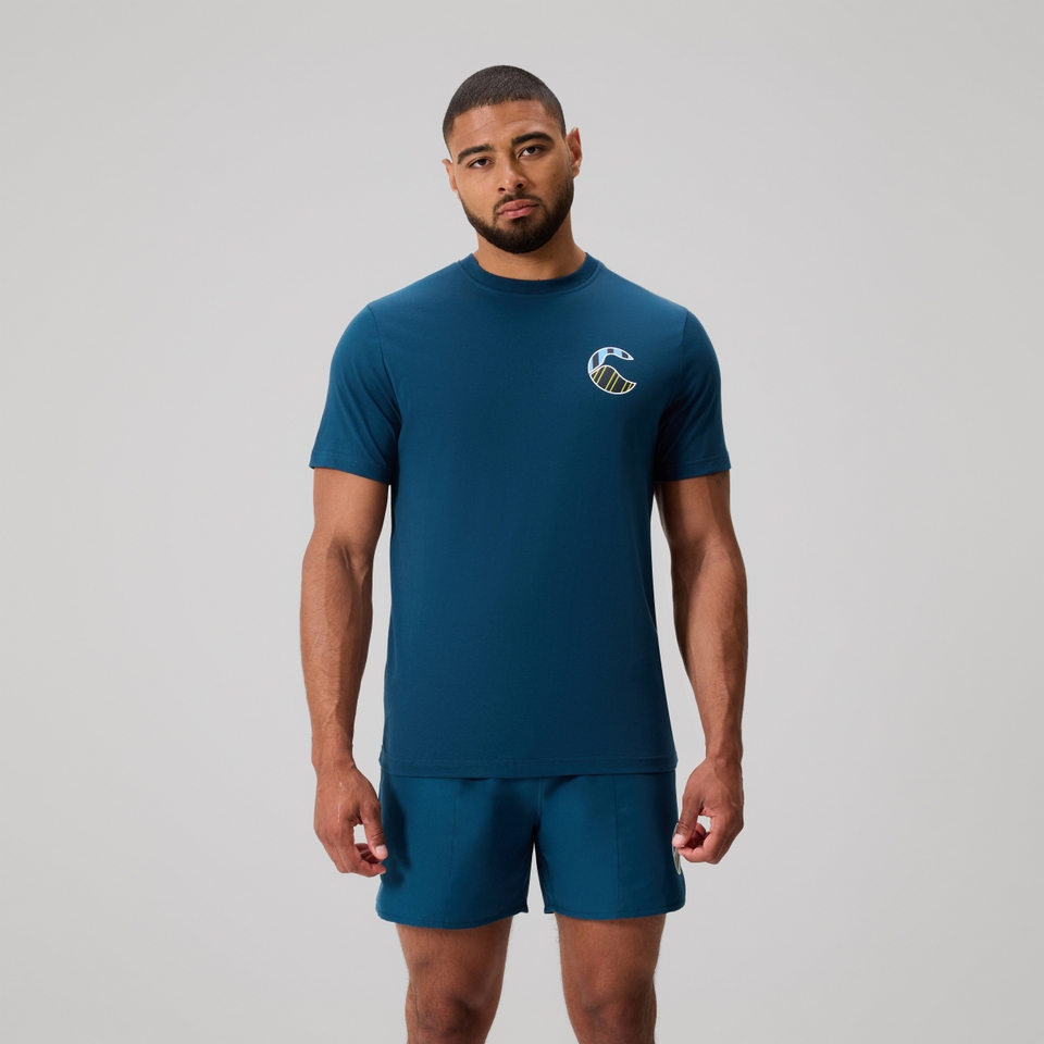 MENS UGLIES LOGO T-SHIRT MOONLIT OCEAN