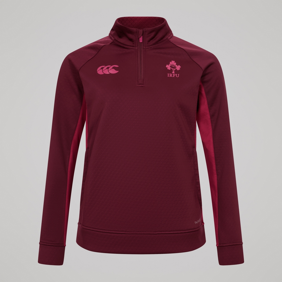 Womens Ireland 1/4 Zip Training Top Purple