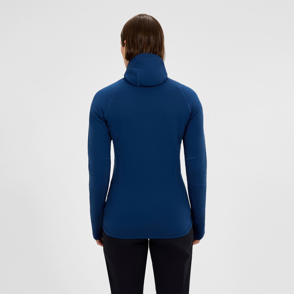 Women's Kinetic Powerstretch Hoody - Blue