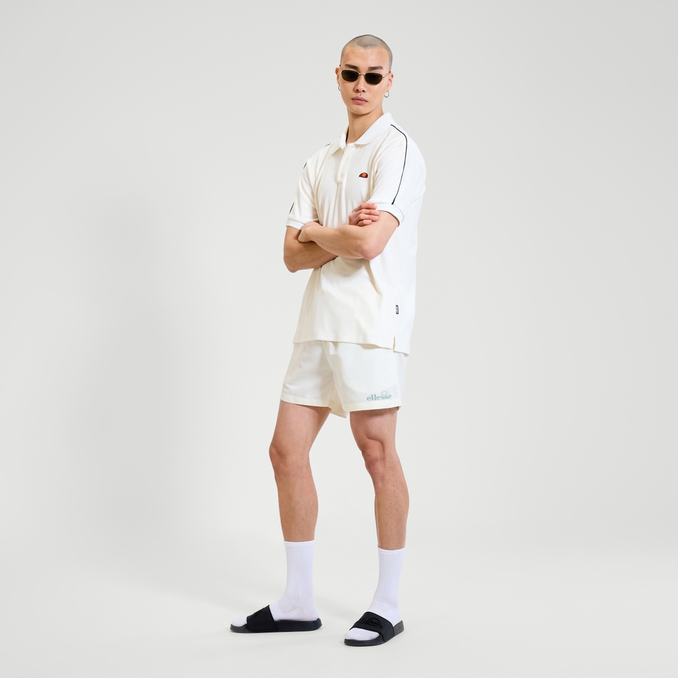 Badeshorts Lamino für Herren Cremefarben