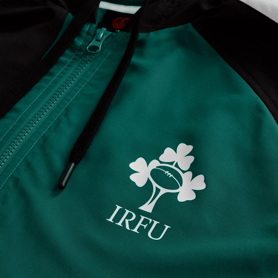 Mens Ireland Legends 1/4 Zip Jacket Black