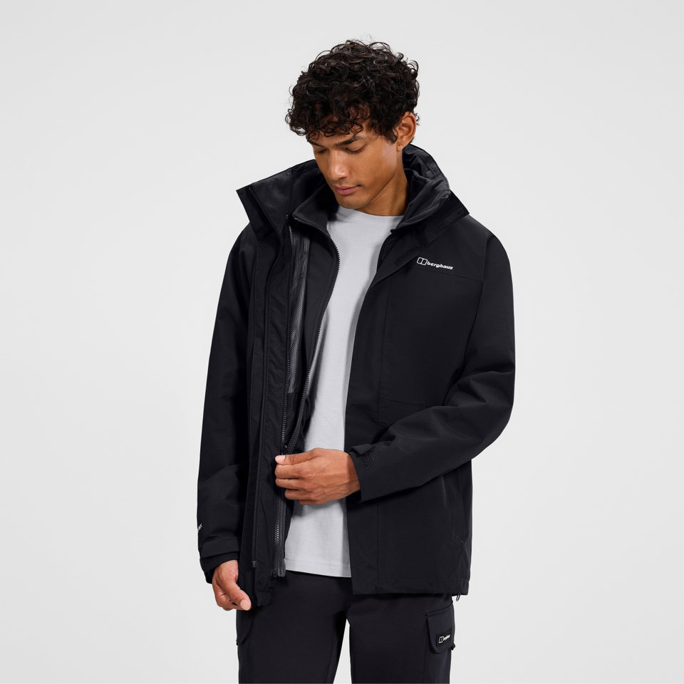 Men's Hillwalker 2.0 Gemini Gore-Tex 3in1 Jacket - Black/Grey