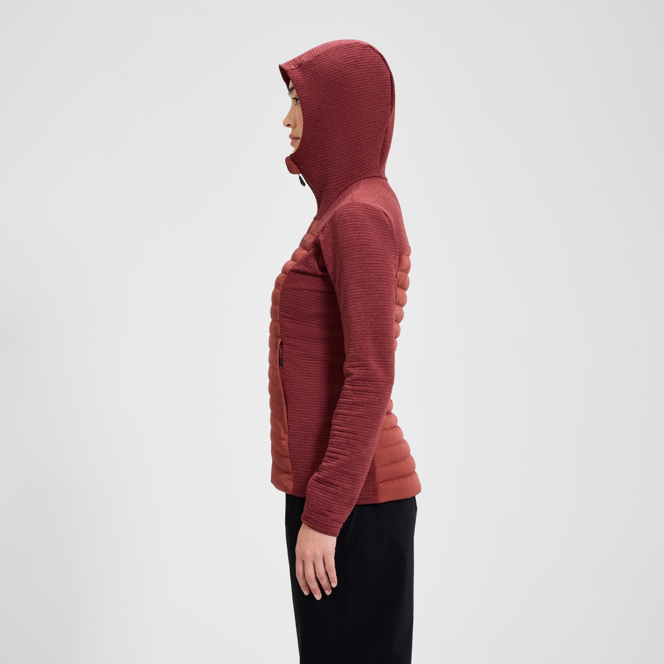 Women's Nula Hybrid Synthetic Insulated Jacket  - Red