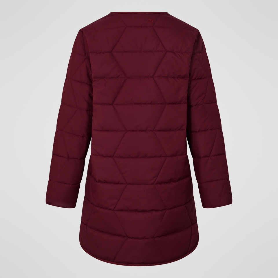 Women's Netherdene Quilted Jacket - Red