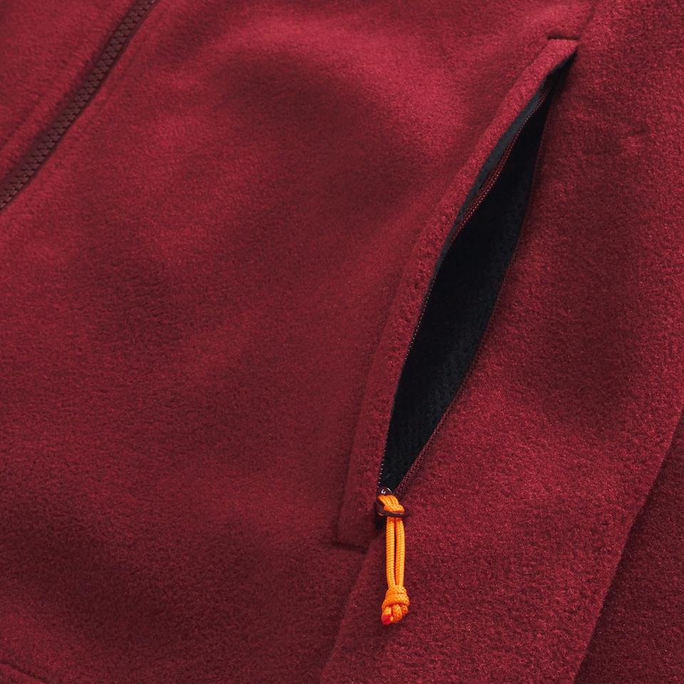 Prism Guide InterActive Polartec Fleecejacke für Herren  - Rot/Schwarz