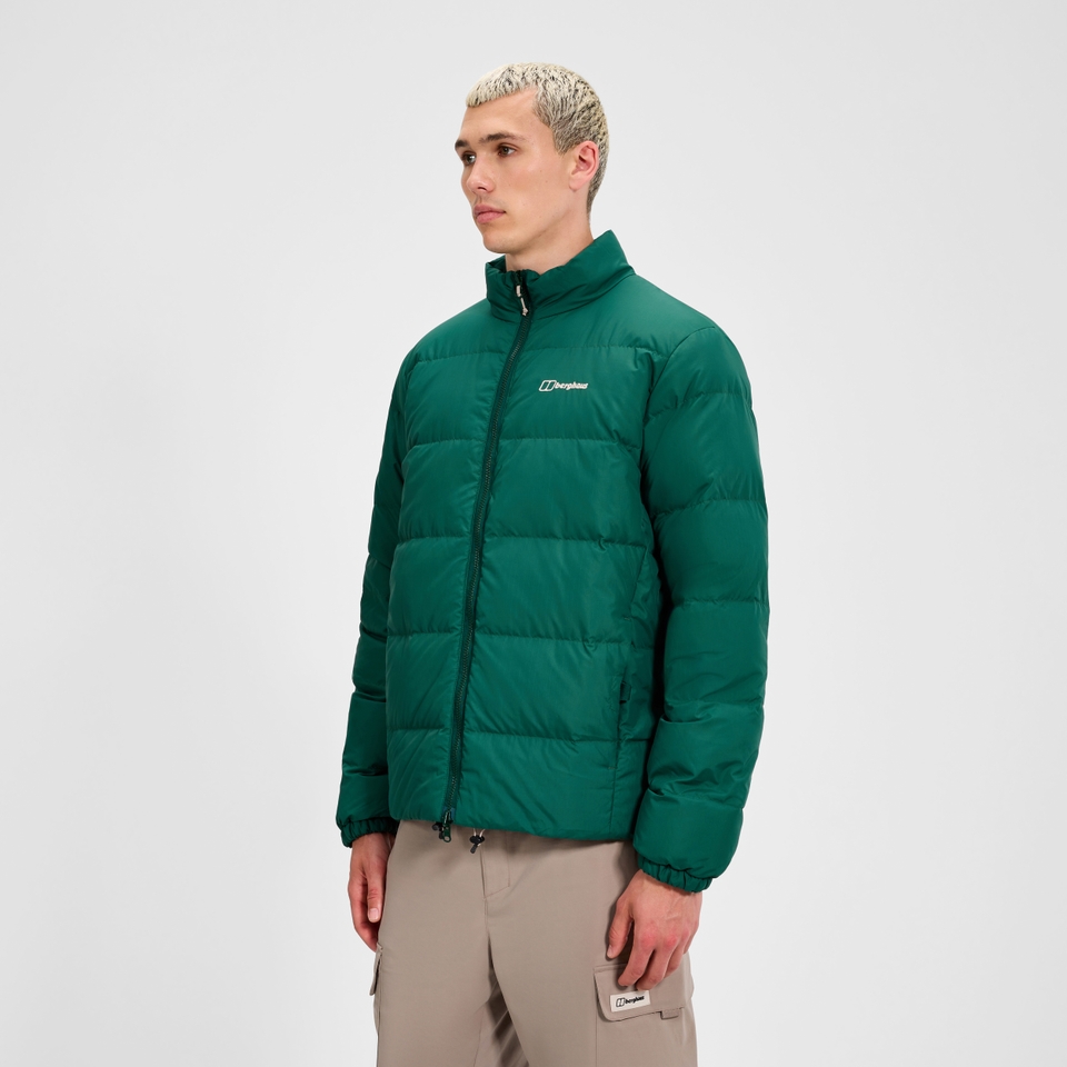 Men's Fulstow Reversible Down Jacket - Green/Black