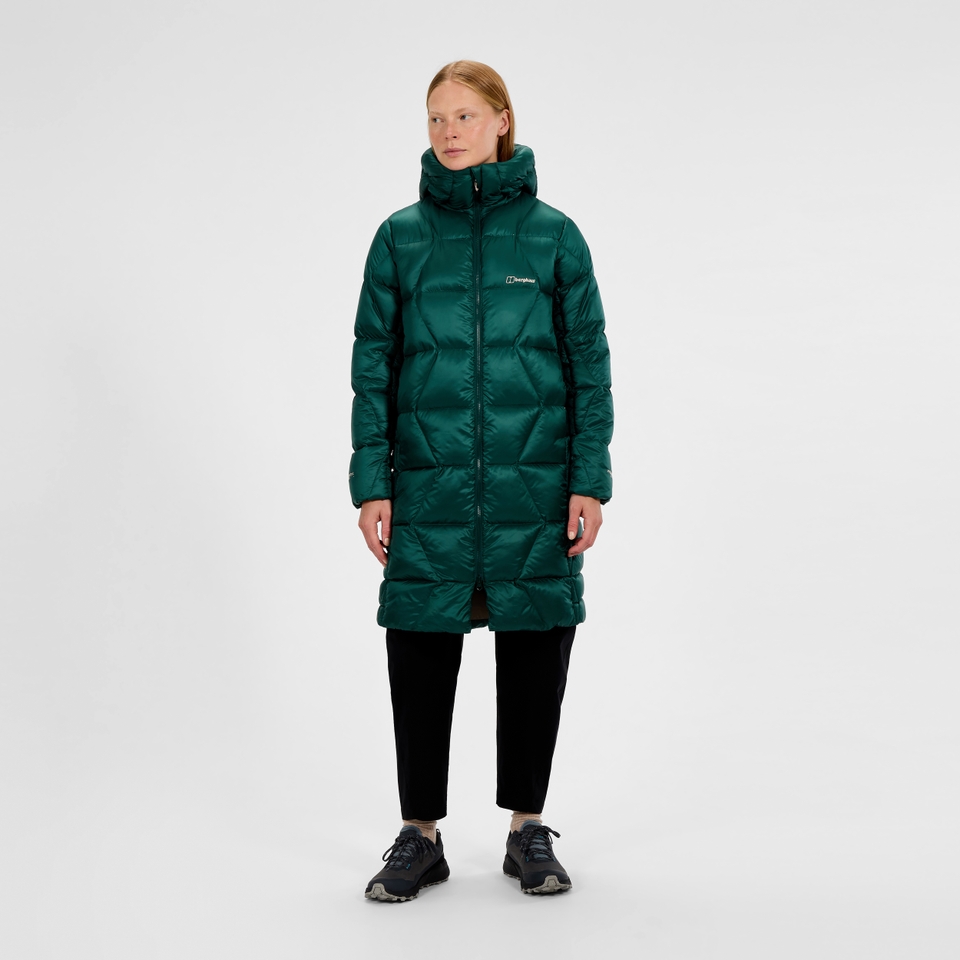 Women's Explorer Long Down Jacket - Green