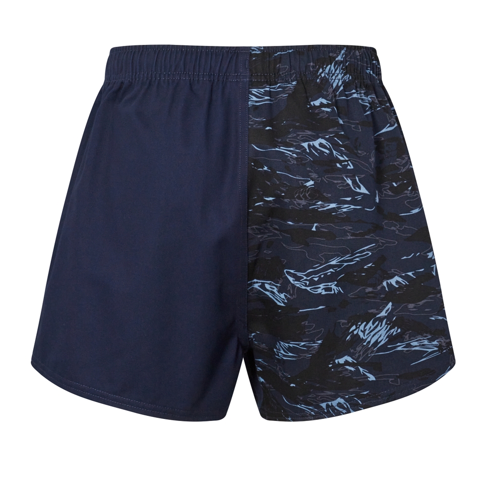 Mens Force Harlequin Drill Shorts Navy