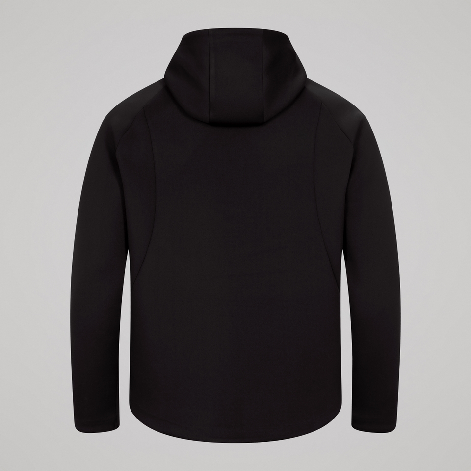 Mens Ireland Full Zip Tech Training Hoody Black/Green