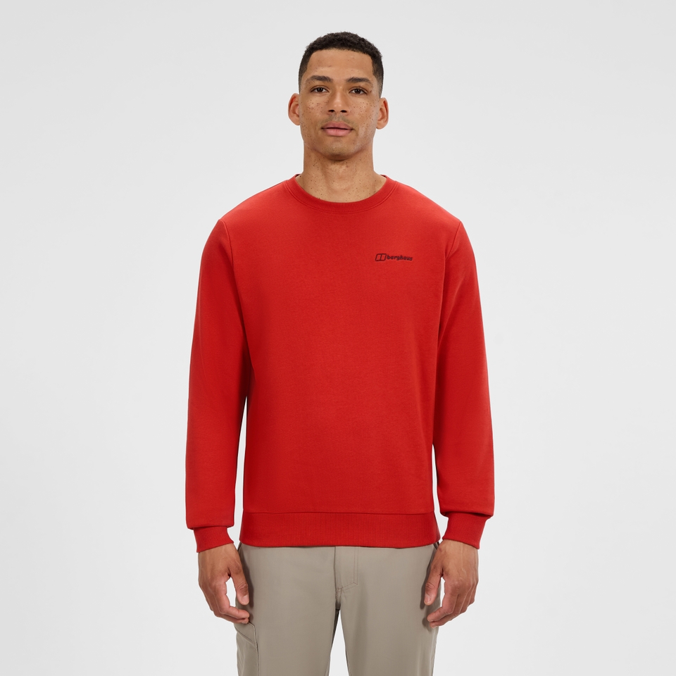 Men's Logo Crew Light jumper - Orange