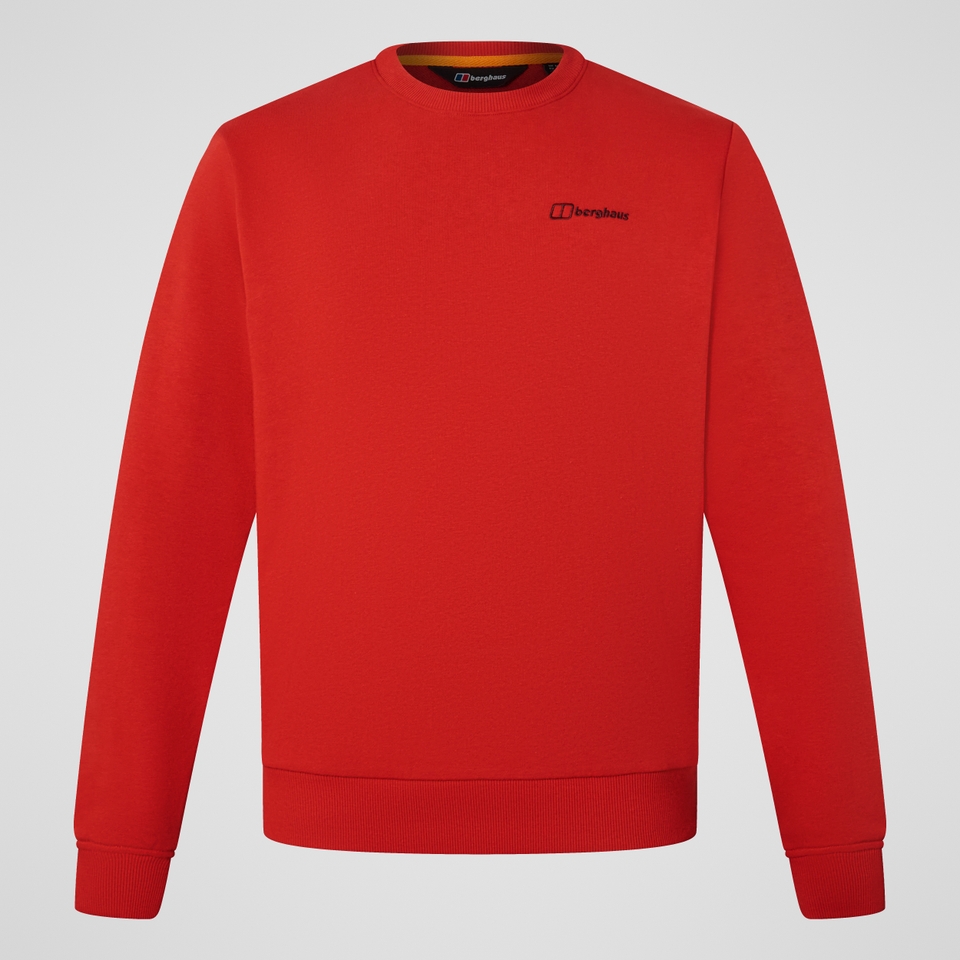Men's Logo Crew Light jumper - Orange