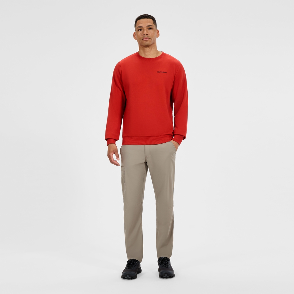 Men's Logo Crew Light jumper - Orange