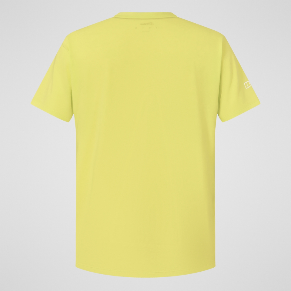 Men's Delta Short Sleeves Tech Tee - Yellow