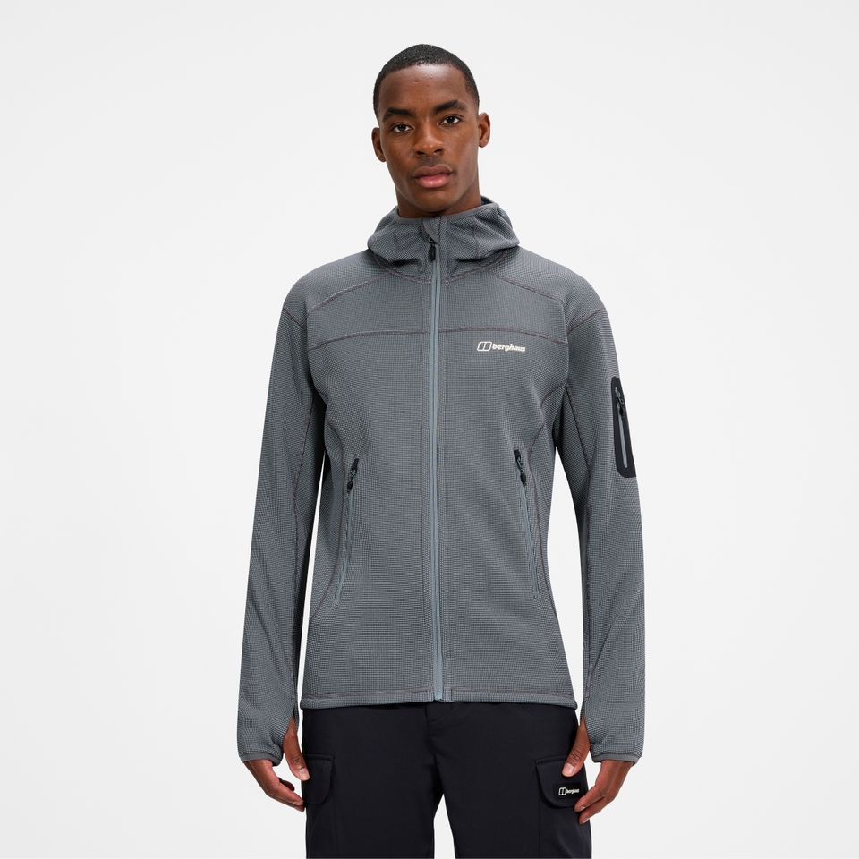 Pravitale MTN 2.0 Hoody Fleecejacke für Herren - Grau