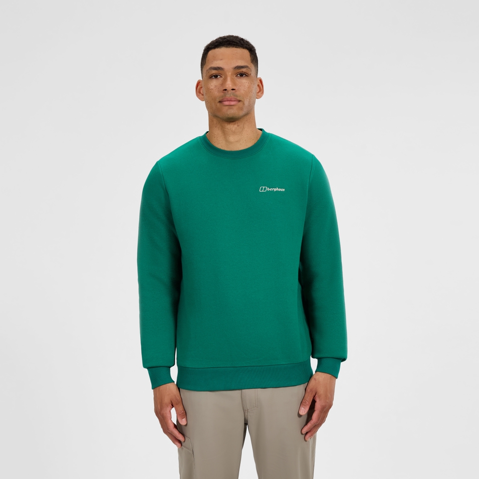 Men's Logo Crew Sweater - Green