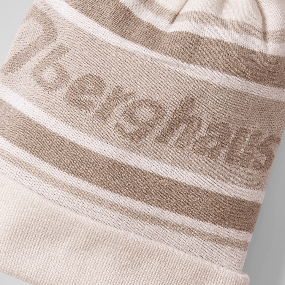 Unisex Beanie - Grey/Natural