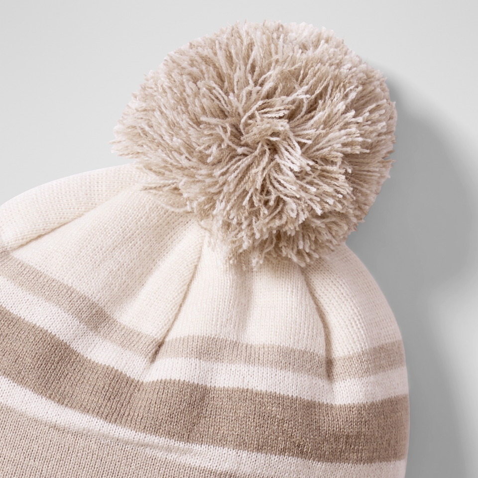 Unisex Beanie - Grey/Natural