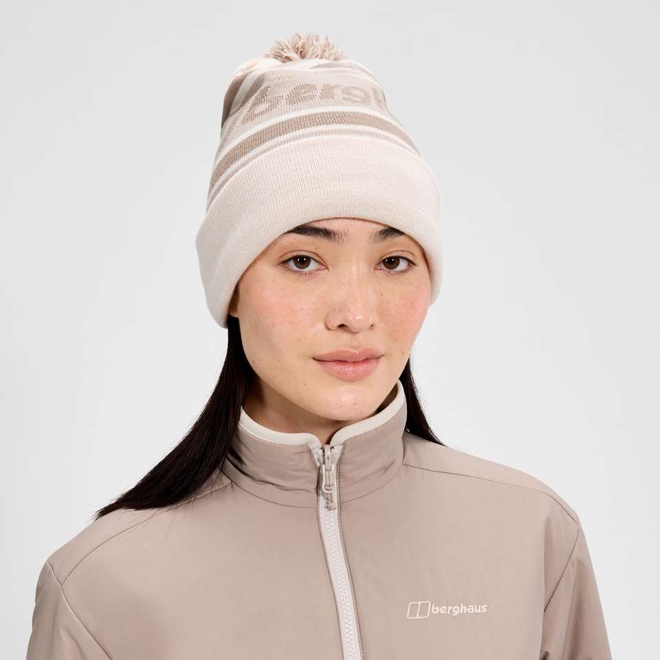 Unisex Beanie - Grey/Natural