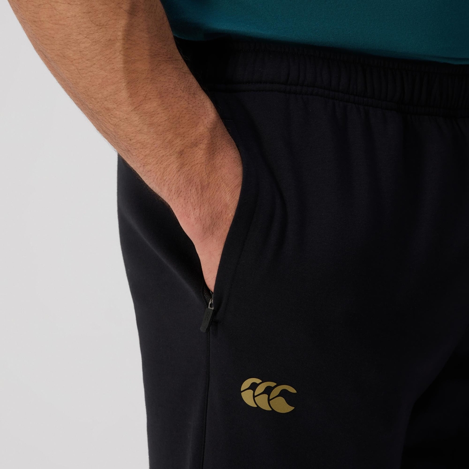 MENS TEMPO+ TAPERED TRACKPANT BLACK