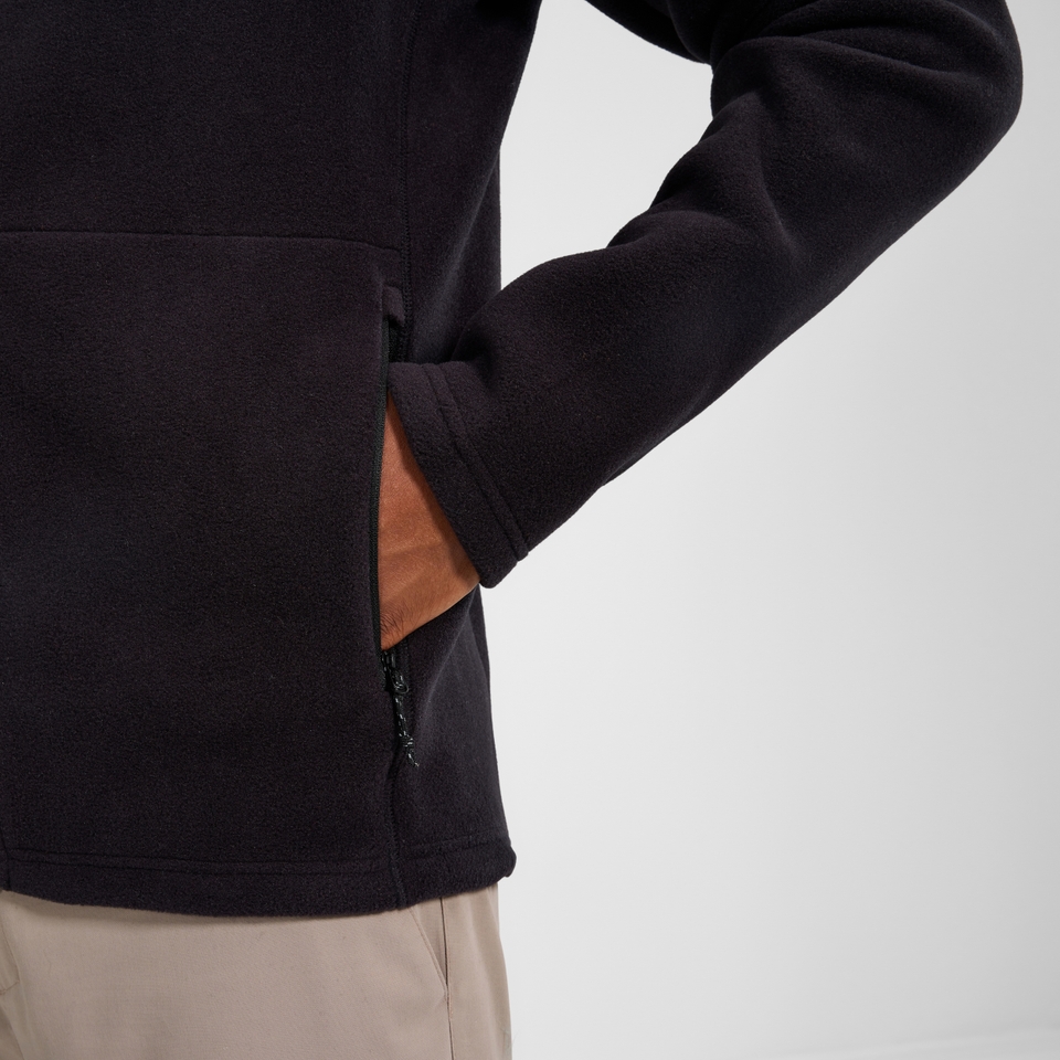Prism InterActive Polartec Fleecejacke für Herren  - Schwarz