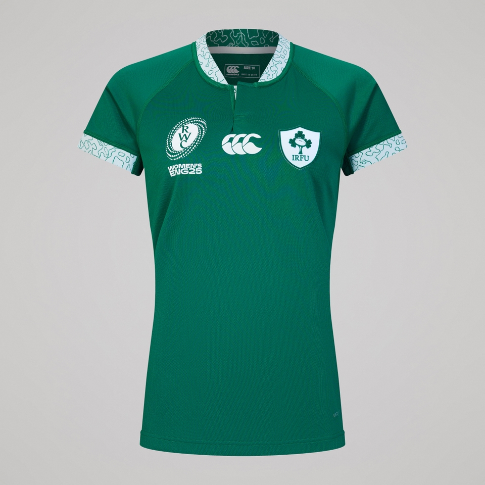 Womens Ireland WRWC Home Pro Jersey Green