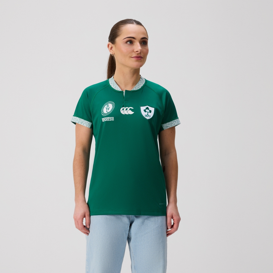 Womens Ireland WRWC Home Pro Jersey Green